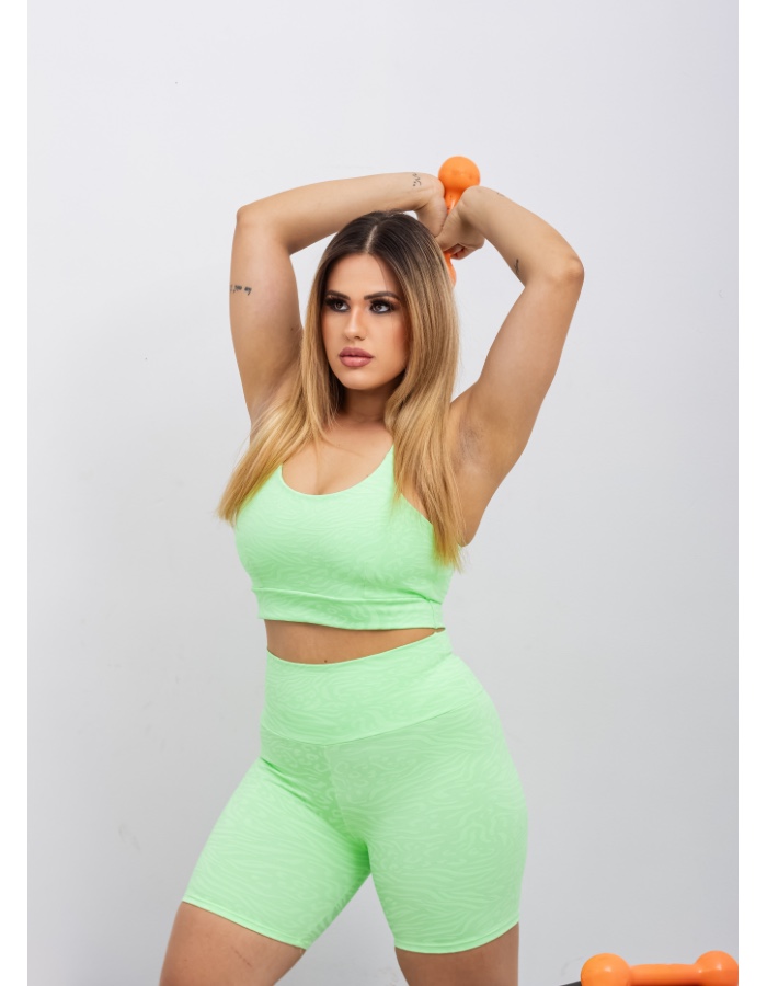 SHORT JACQUARD ONDA BRILHOSA