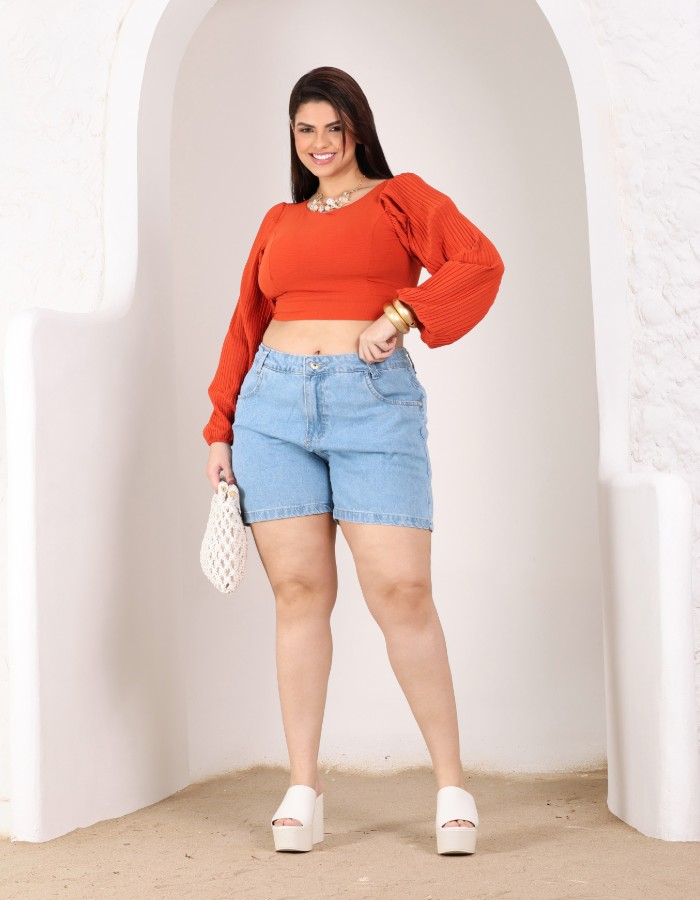 SHORT FEM GG 100% ALG.