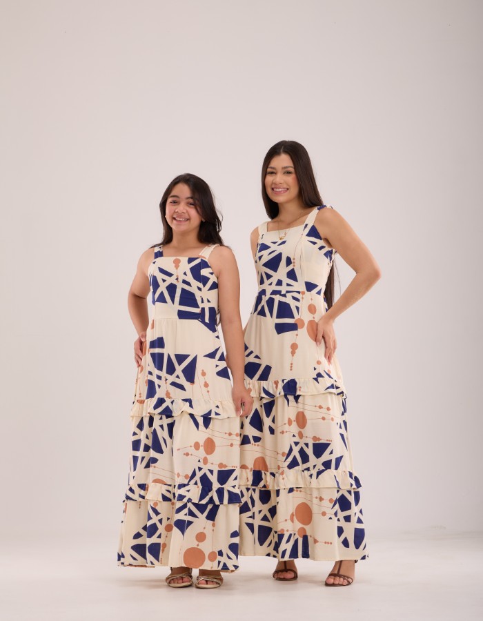 VESTIDO LONGO LASTEX NAS COSTAS (TEC. VISCOLINHO)