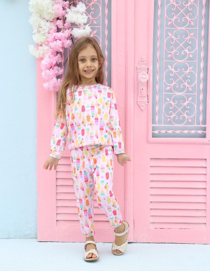 PIJAMA FEM - INFANTIL LONGO