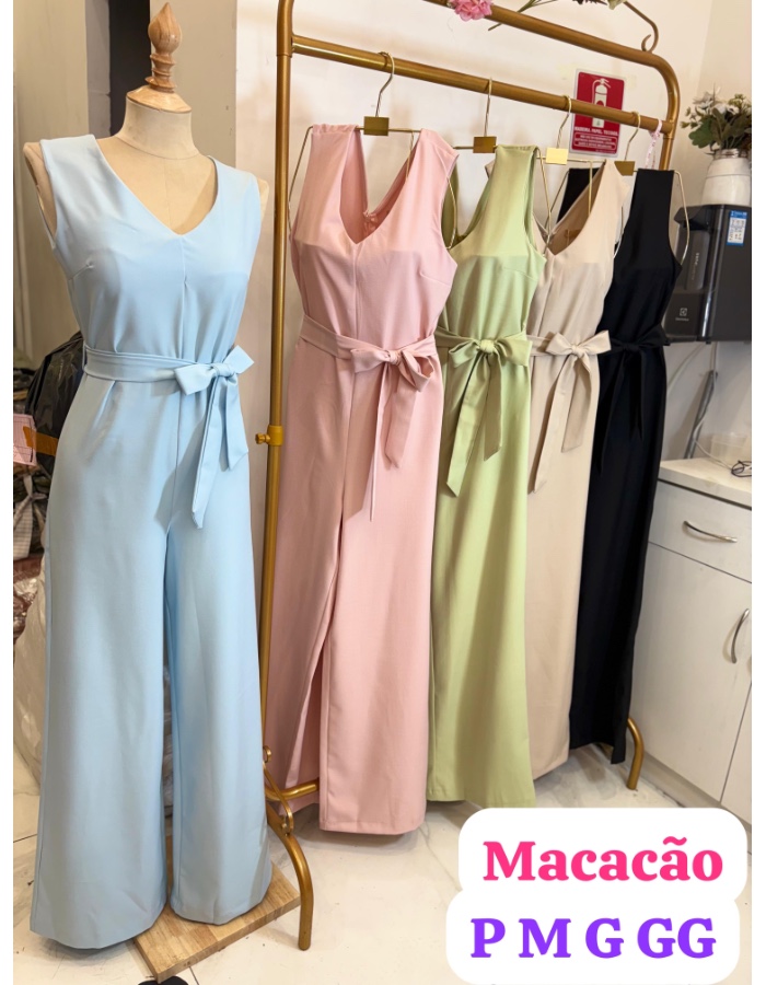 Macacão longo Clarice 