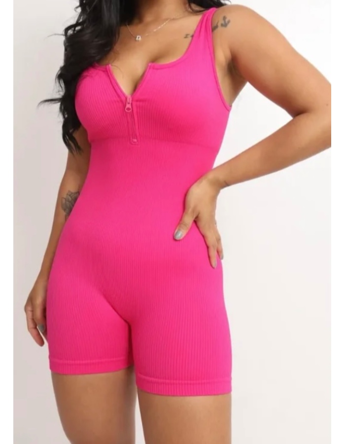 Macaquinho zíper Costa Nua 