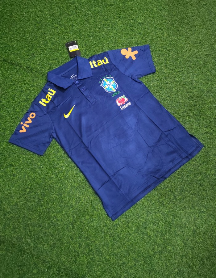 CAMISA DE TREINO POLO SELEÇÃO BRASIL