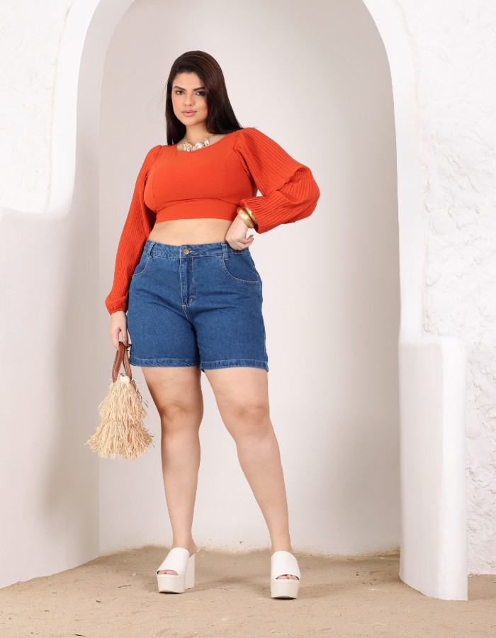 SHORT FEM GG 100% ALG.