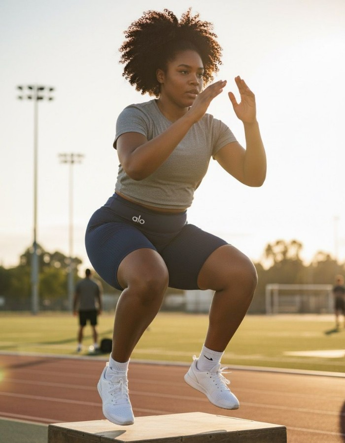 SHORT MEDIO ALO PLUS CANELADO
