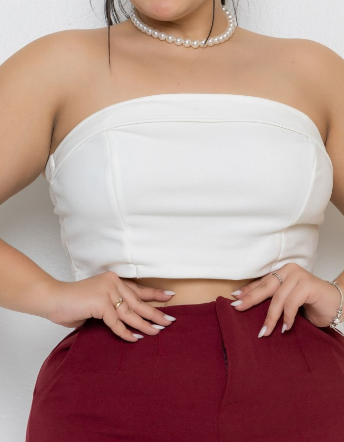 CROPT FAIXA TOMARA QUE CAIA 