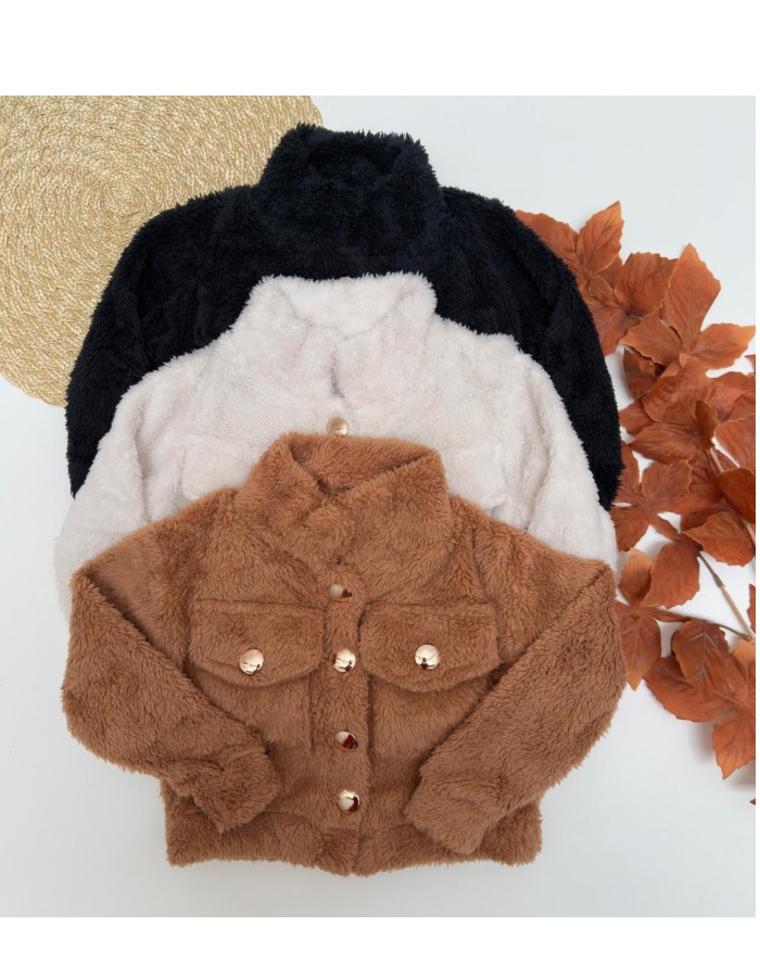 Jaqueta de pelúcia 