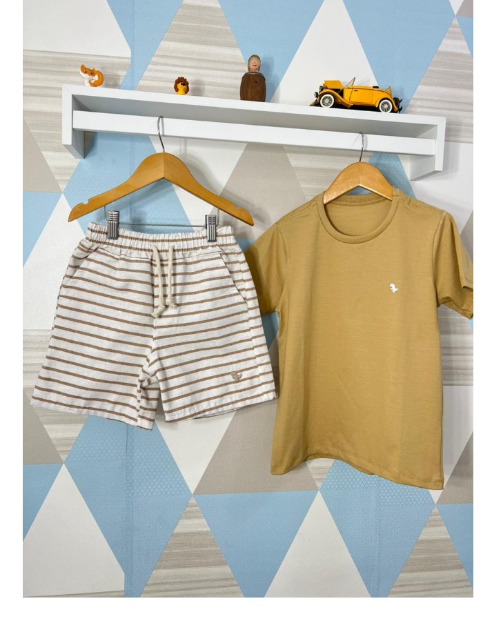 CONJUTO LINHO JUVENIL CAMISA MALHA MENEGOTTI