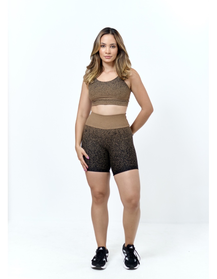 CONJ.SHORT DEGRADÊ/TOP CRUZADO