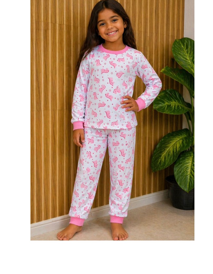 PIJAMA EM MALHA FEMININO