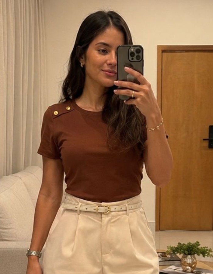 Blusa Detalhe Botões