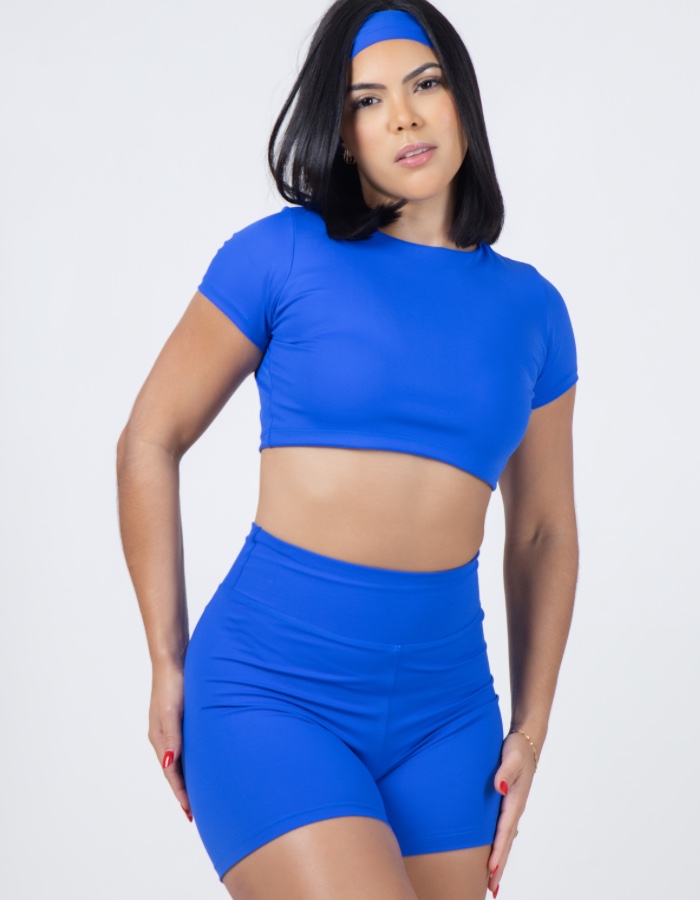 Conjunto Short Power Blue