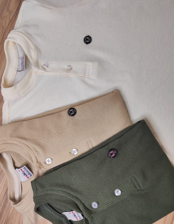 CAMISA TEXTURIZADA GOLA PADRE 