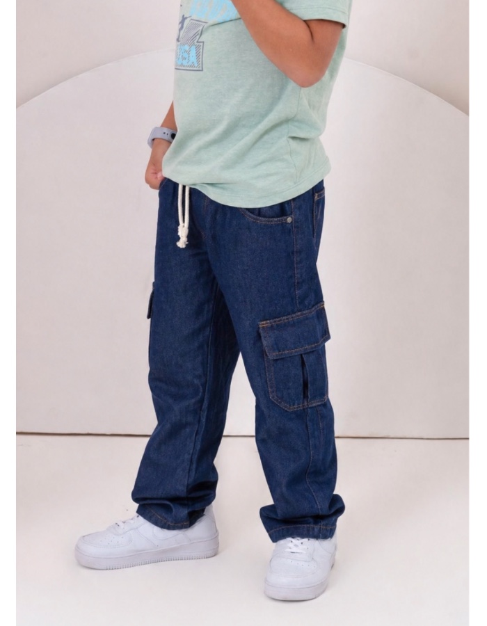 Calça masculina cargo 