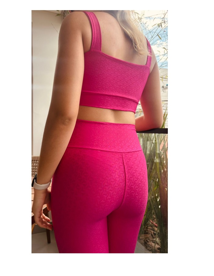 CONJUNTO SHORT JACQUARD ESTELA COM TOP DE ALÇA LARGA