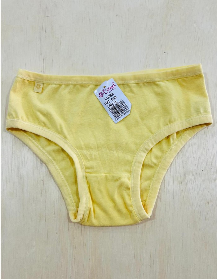 CALCINHA INFANTIL CRISMEL ALGODÃO LISA REF: 628