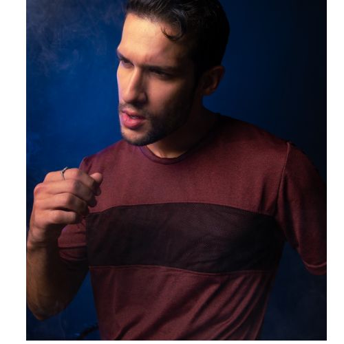 Camisa Masculina com Faixa na frente Dry FIt