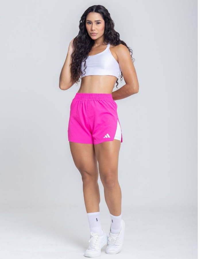 SHORT DUPLO EM TACTEL FEMININO ABERTO