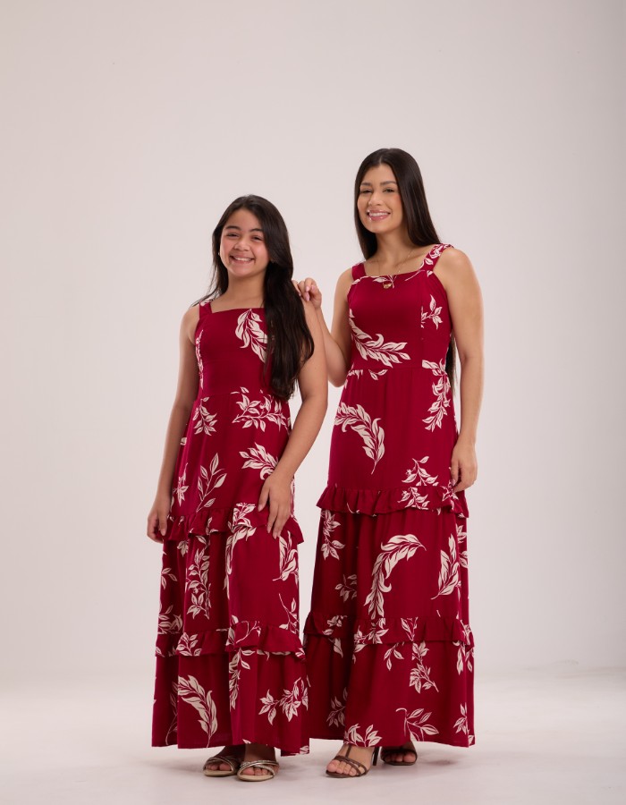 VESTIDO LONGO LASTEX NAS COSTAS (TEC. VISCOLINHO)