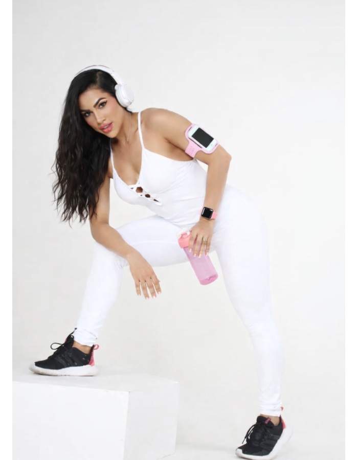 Macacão poliamida regulavel