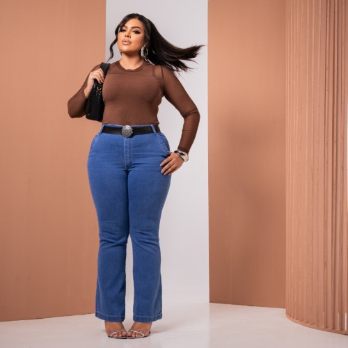 CALÇA BOOTCUT COUNTRY LYCRA
