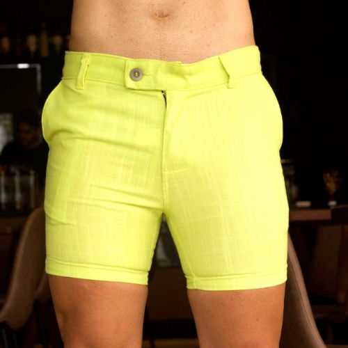 Short Alfaiataria linho