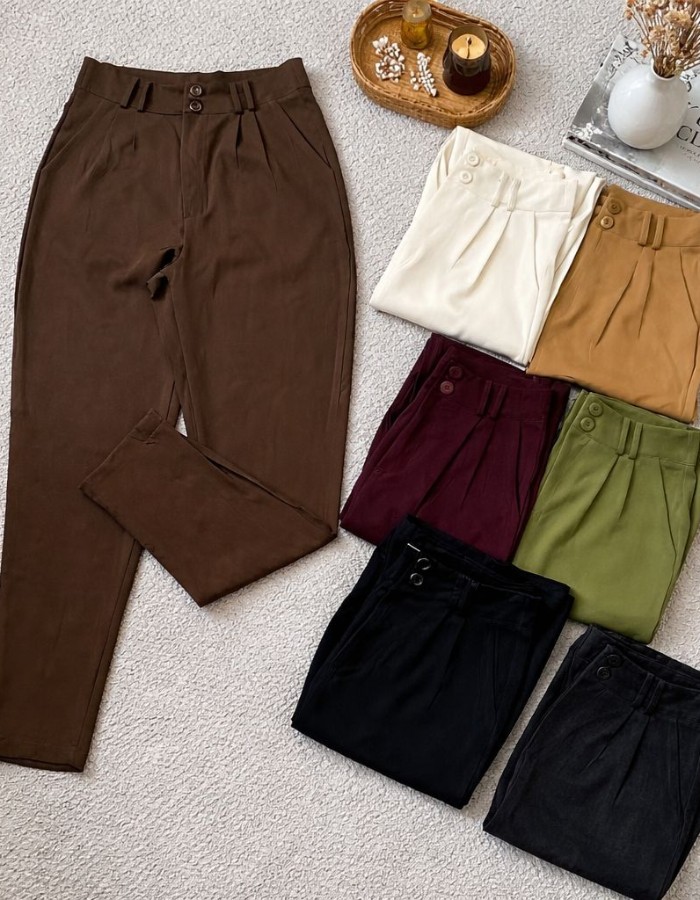 calça alfaiataria reta