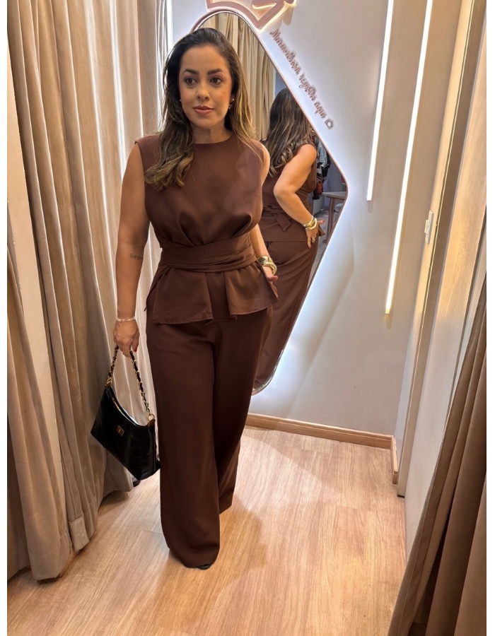CONJUNTO ALFAIATARIA COM FAIXA