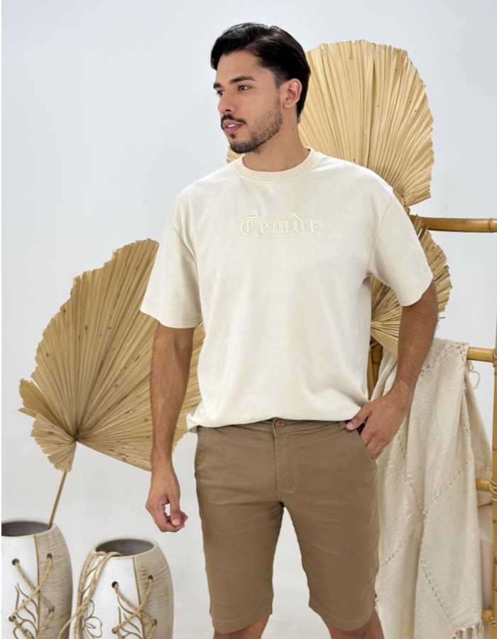 Bermuda masculina Sport fino