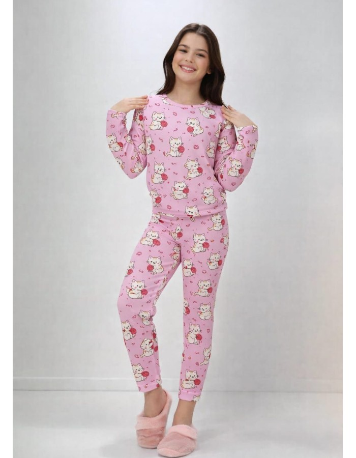 Pigama sister feminino suede
