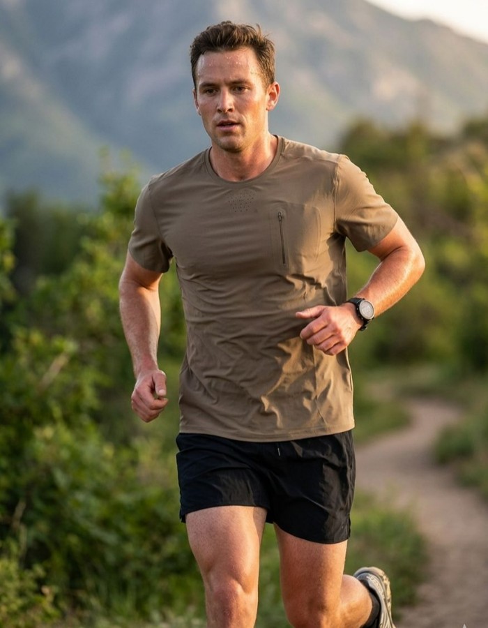 BLUSA MASCULINA COM BOLSO ZIPER POLIAMIDA IMPORTADA