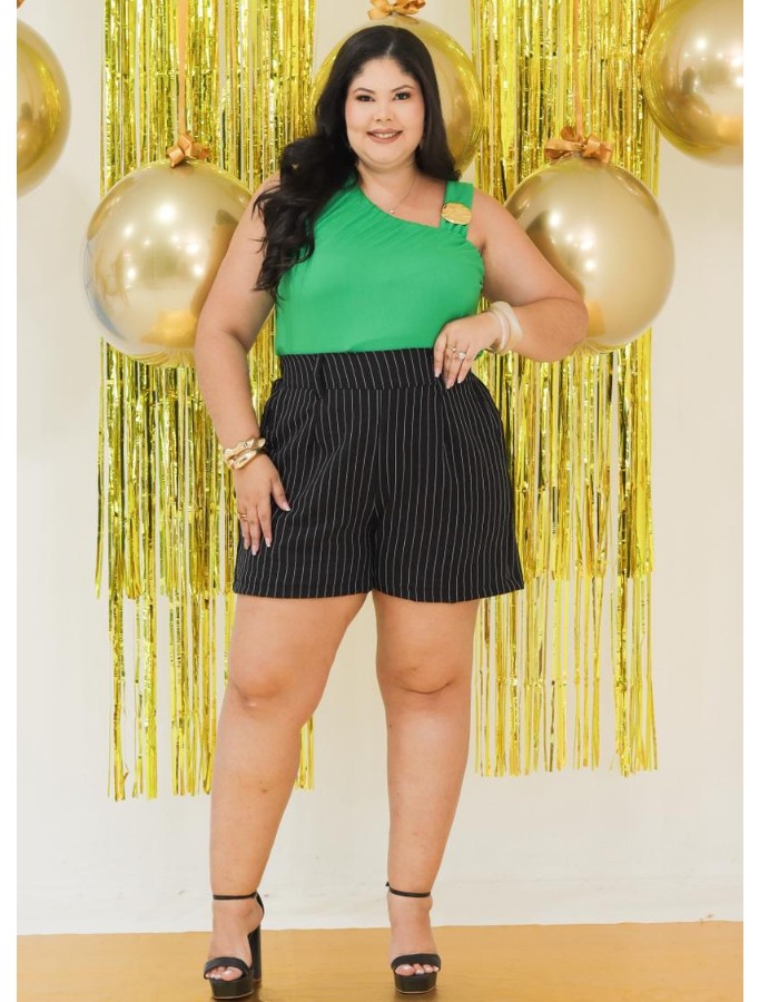 Blusa fivela redonda