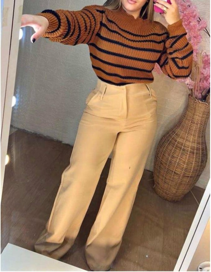 CASACO TRICO DE LISTRA