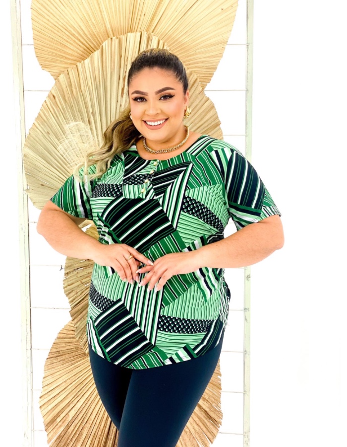 Blusa liganete 02 botão 