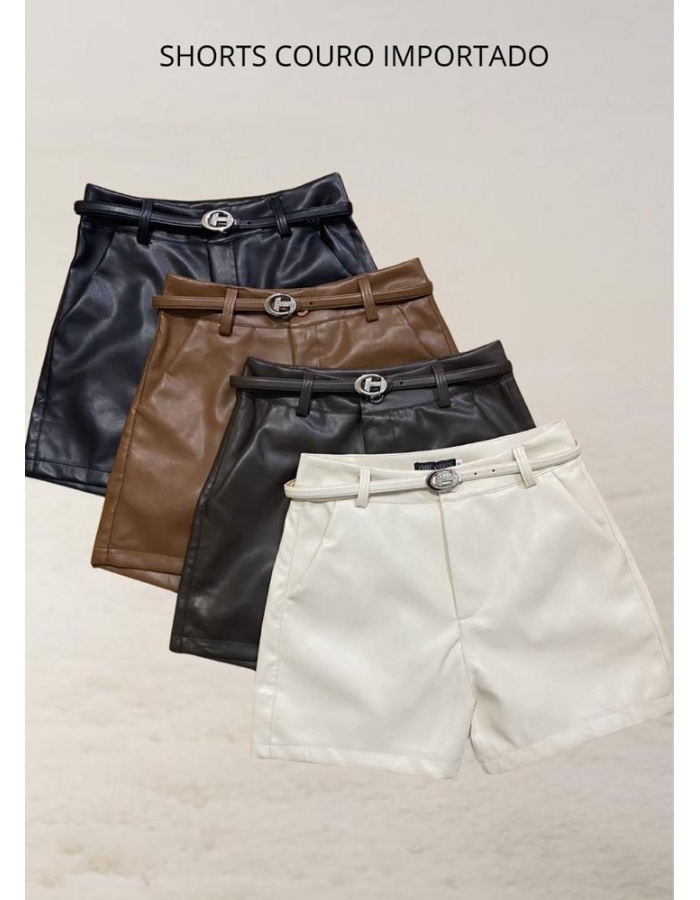 Short Couro