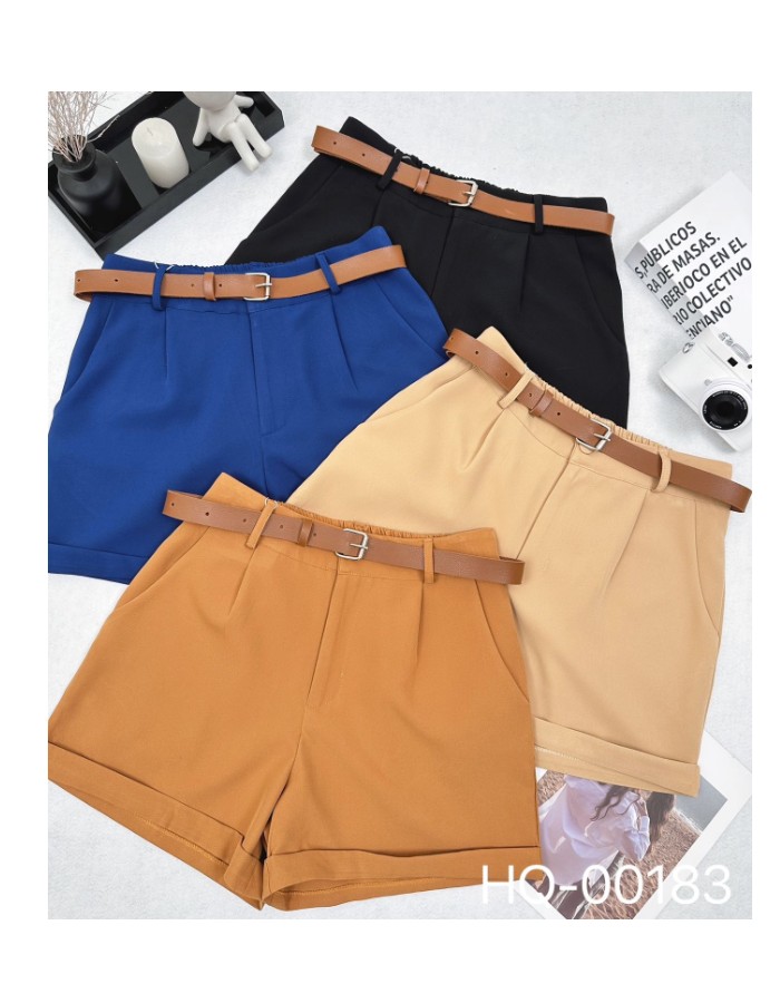 SHORT BARRA VIRADA C/ ELASTICO