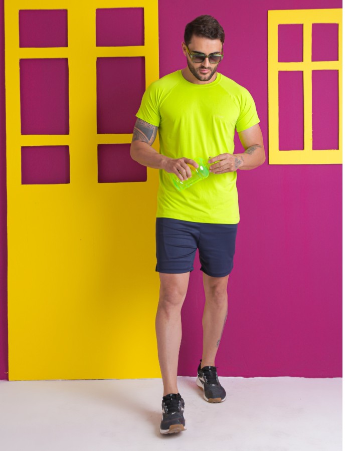 CAMISA BASICA MASCULINA. POLIAMIDA DRAYFIT