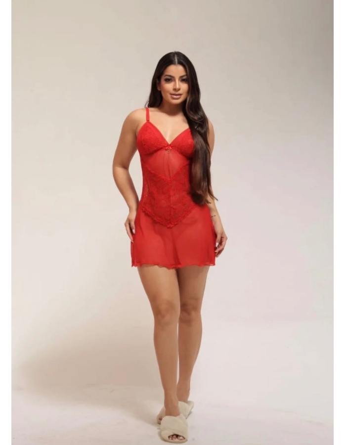 Camisola tule luxo 