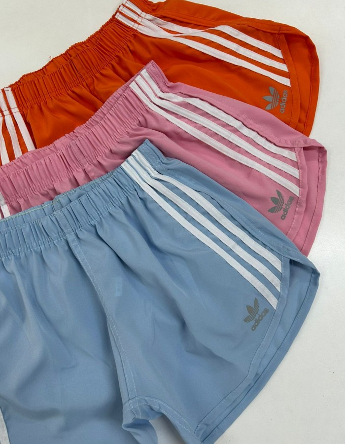 SHORT FEMININO TACTEL ADIDAS REDONDO