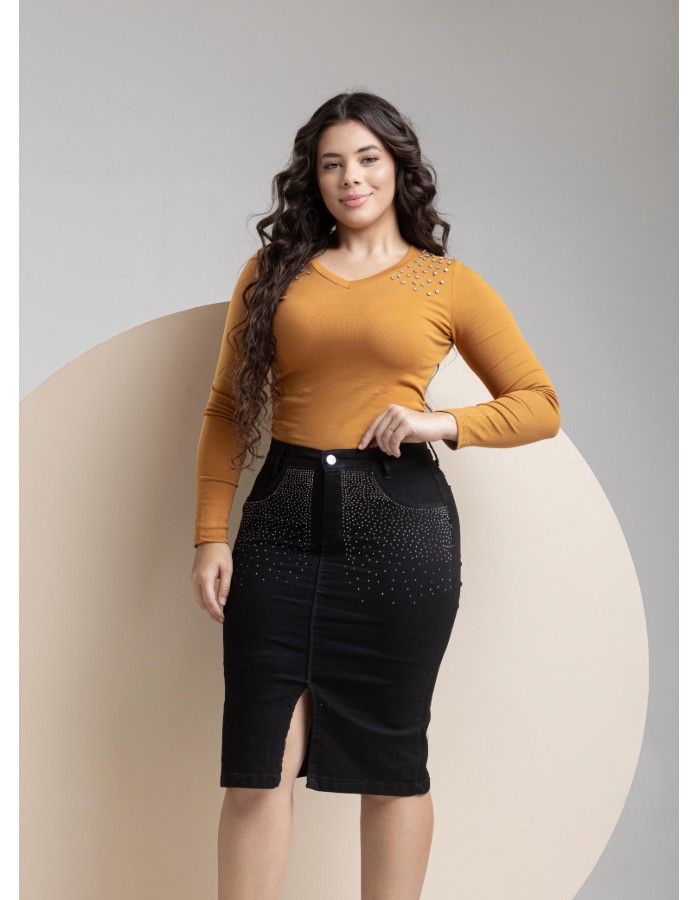 SAIA JEANS COM BRILHO