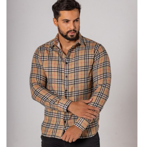 MANGA LONGA FLANELADO XADREZ