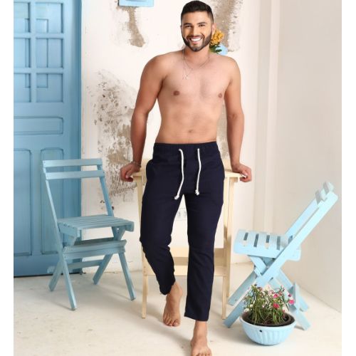 Calça alfaiataria linho 