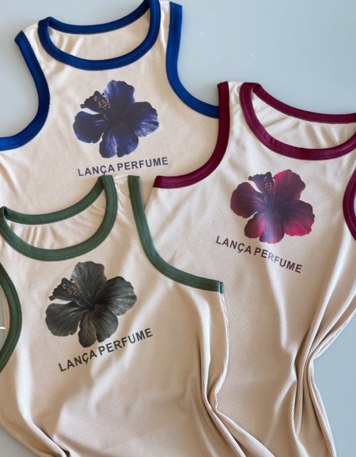 REGATA EM RIBANA CANELADA (LANÇA PERFUME FLOR)