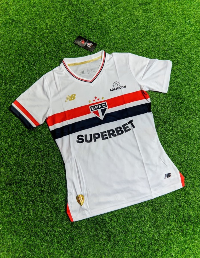 CAMISA FEMININA SÃO PAULO HOME 2025/26