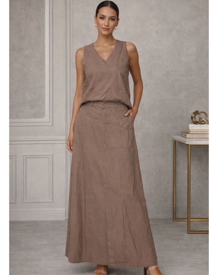 CONJUNTO DE SAIA LONGA