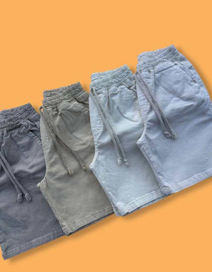 Short mauricinho sarja c/ elástico masculino juvenil