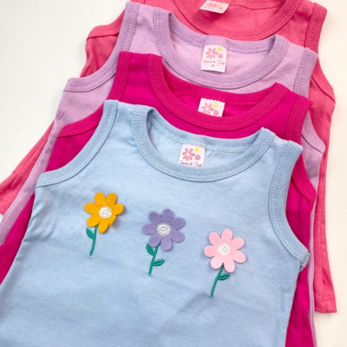 REGATA FLOR Aplique MENINA