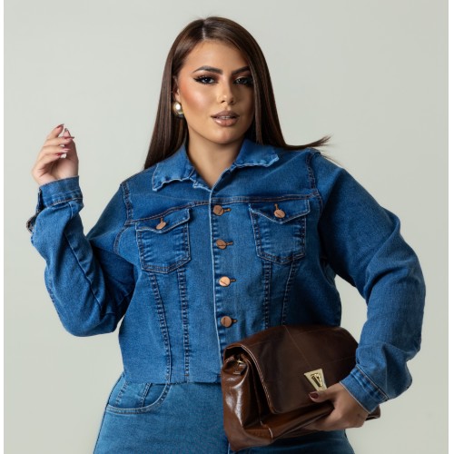 JAQUETA CURTA SKYOKYS CORTE A LASER NA LYCRA