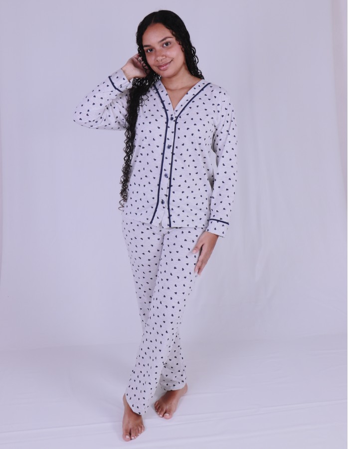 pijama feminino longo
