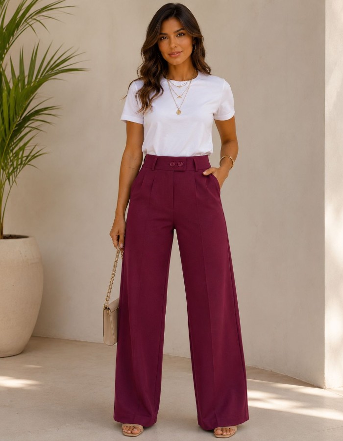 Calça Dois Botões 